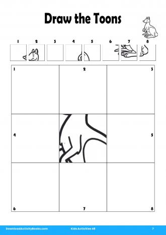 Draw The Toons #7 in Kids Activities 48