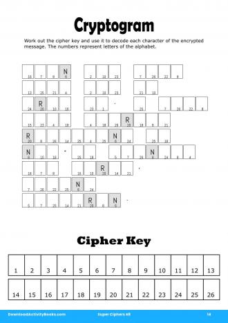 Cryptogram in Super Ciphers 48
