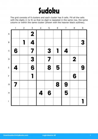 Sudoku #1 in Logic Master 48