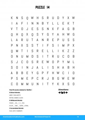 Word Search Power #14 in Word Search Power 12